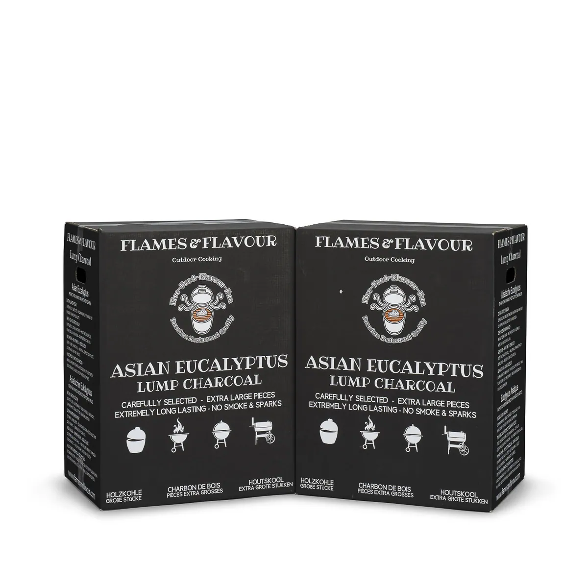 36 KG Aziatische Eucalyptus Big Block Houtskool