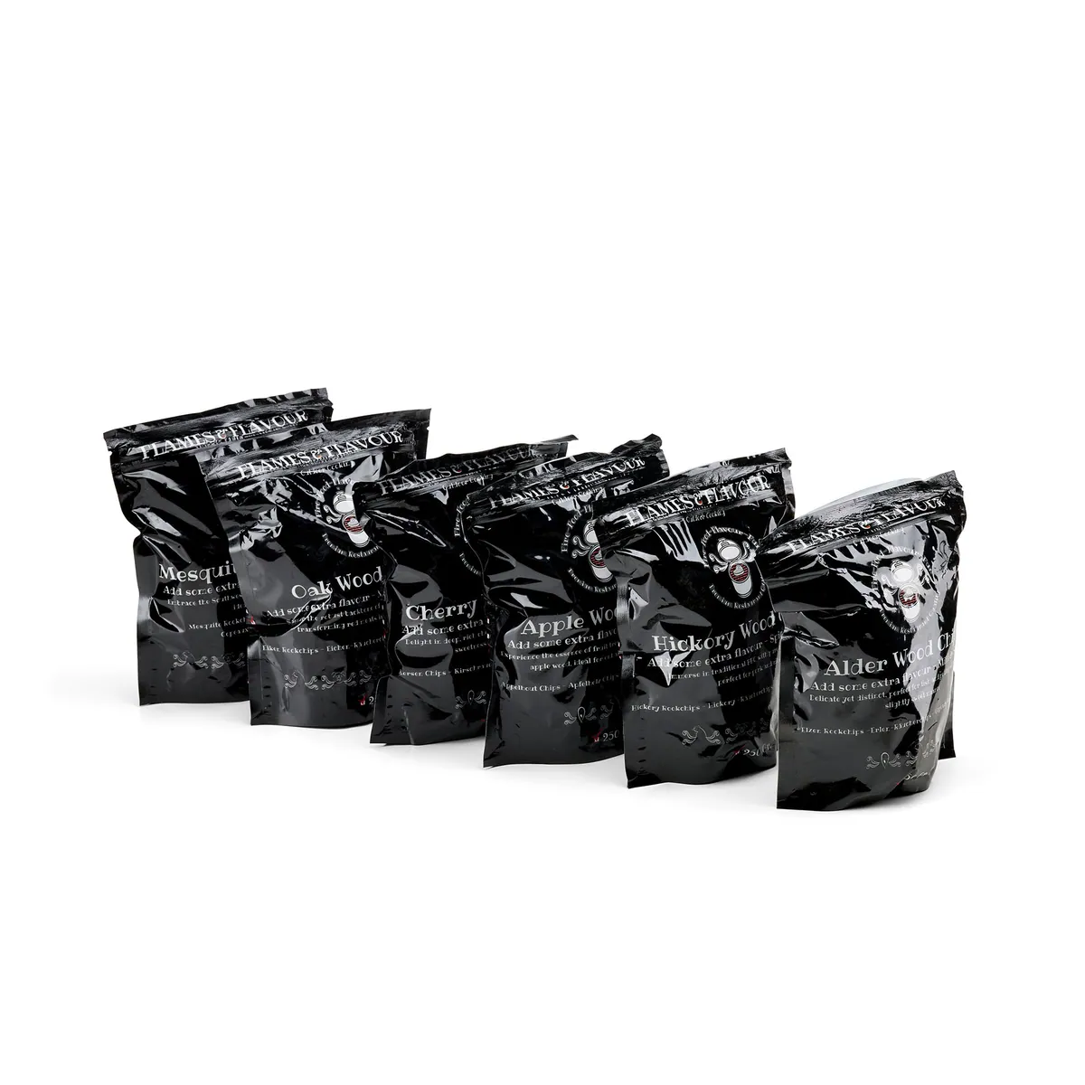 Rookhoutchips Cadeauset – 6 Soorten BBQ Rookhout