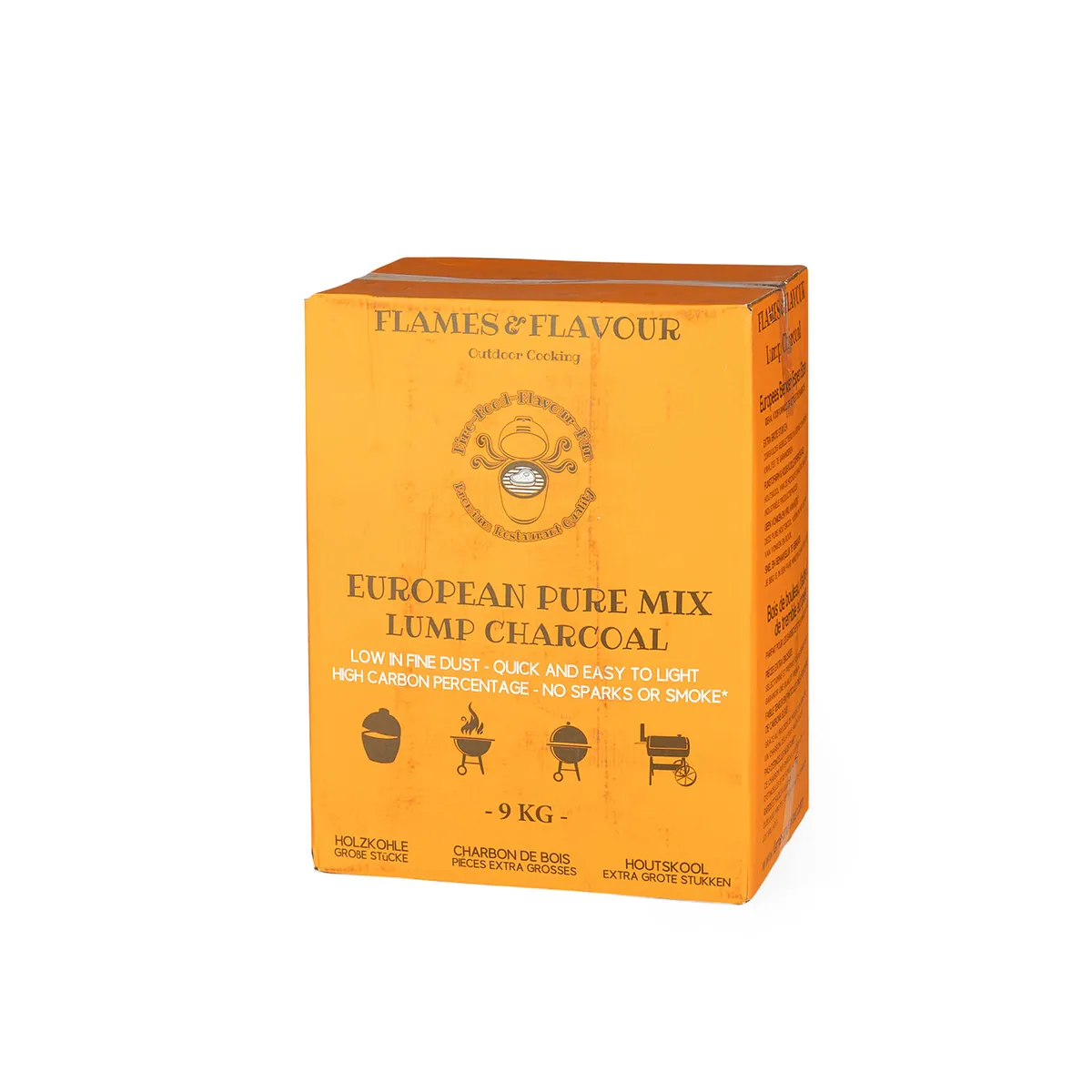 9KG Europees Pure Mix Houtskool