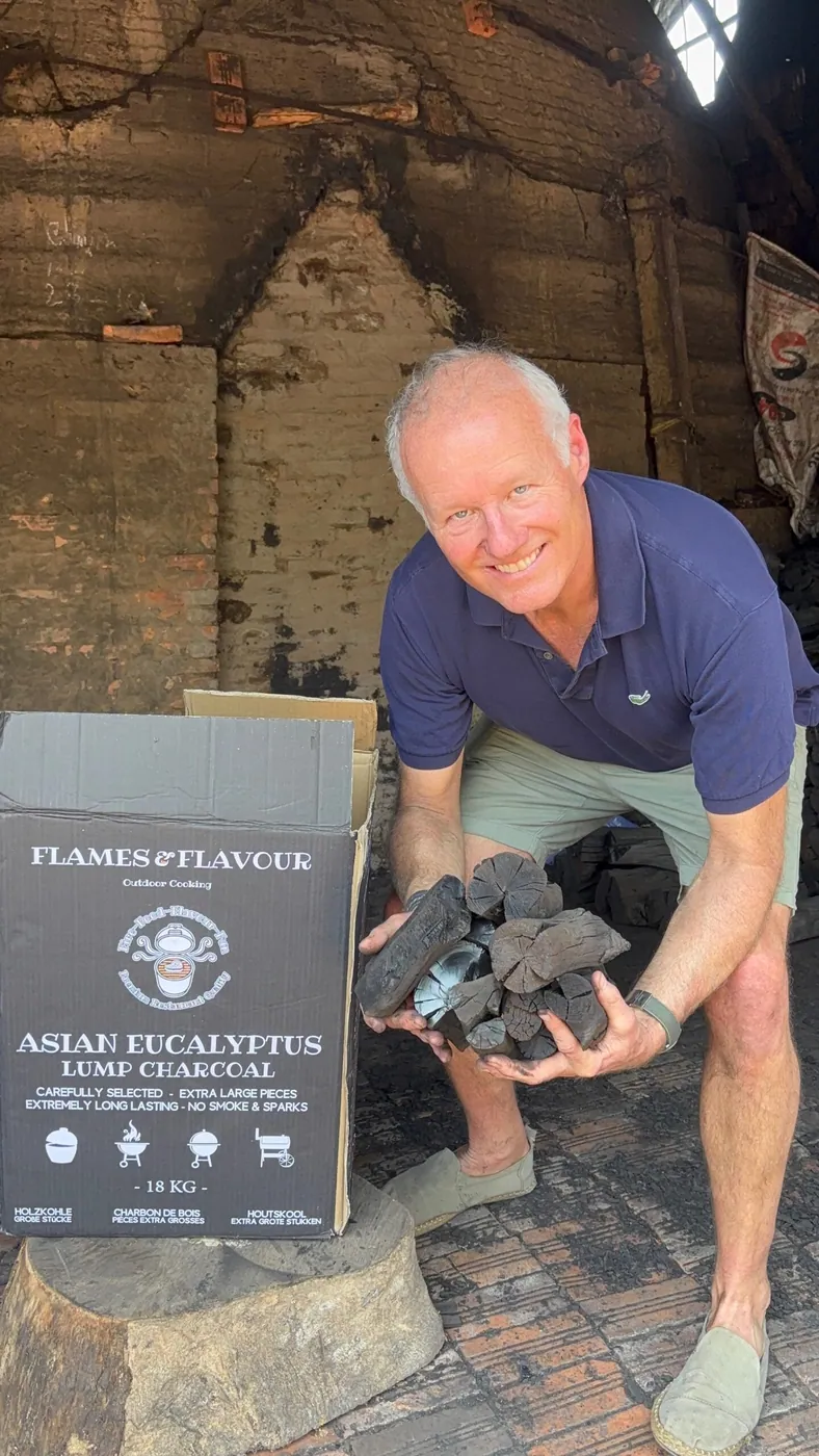 Bij de oven, met de Aziatische Eucalyptus